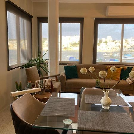 A Sea View Maisonette Right On The Waters Edge. Apartment St. Paul's Bay Exterior photo